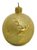 Vela de Natal Formato Bola com Desenho de Rena Ouro com 1 un - Cromus 1212694 - Imagem 1