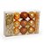 Kit Decorativo de Natal Festão, Bolas e Cordão Ouro com 11 un - Cromus 1316114 - Imagem 1