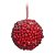 Bola de Cerejas Nevado Vermelha 10cm - By Cecilia Dale - Cromus 1694071 - Imagem 1