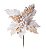 Flor de Natal Poinsettia Nude Com Branco Cabo Médio - Cromus 1641630 - Imagem 1