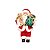 Boneco Papai Noel em Pé Segurando Urso e Saco de Presente 30cm - Ref 1690029 Cromus Natal - Imagem 1