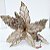 Flor de Natal Poinsettia Nude com Apliques de Lantejoula - Cabo Médio - Cromus 1696871 - Imagem 1