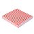 Guardanapo de Papel 32x32 Xadrez Vermelho com 20Un - Silver Plastic - Imagem 1