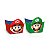 Forminha Para Docinhos Decorada Compose Super Mario Bros com 24 Un - Cromus 28610395 - Imagem 1
