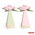 Caixa Cone Flor Compose Festa Jardim Secreto 5x5x10cm com 08 Un - Cromus 23010791 - Imagem 1