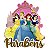 Painel Decorativo de E.V.A Parabéns Princesas Disney 49x57cm - Ref 303054 Piffer - Imagem 1