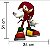Painel Decorativo de E.V.A Knuckles 34x51cm - Festa Sonic - Ref 357022 Piffer - Imagem 1