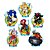 Kit Enfeite Impresso Festa Sonic com 6 Itens - Ref 357015 - Piffer - Imagem 1