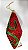 Enfeite de Pendurar Balões Tipo Pingente Vermelho com Arabescos Verdes - Jogo com 3 Unidades - Coleção Bolas de Natal - ref 1011803 Cromus Natal - Imagem 2