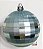 Bola de Natal Azul Claro Com Espiral Glitter 8cm - Jogo com 4 Un - Ref 1319782 Cromus Natal - Imagem 2