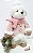 Urso Polar Segurando Guirlanda Rosê 35cm - Coleção Soft Touch - 1693330 Cromus Natal - Imagem 3