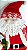 Boneco Papai Noel em Pé Segurando Guirlanda HOHOHO com Rosto de Elfo 85cm - Ref 1350991 - Cromus Natal - Imagem 2