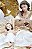 Sagrada Família em Resina Marfim, Branco e Dourado com Anjo da Anunciação de Asas Ouro 48x34x20cm - Ref 1203204 - Cromus Natal - Imagem 4