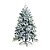 Árvore de Natal Rosário Nevada 180cm 681 Hastes - Pinheiros de Natal - Ref 1590347 Cromus Natal - Imagem 1