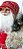 Boneco Papai Noel Rustico com Casaco de Pele Segurando Lamparina e Cajado 83Cm - Coleção Noéis - Ref 1594299 Cromus Natal - Imagem 2