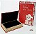 Caixa Livro Capa Urso Com Touca de Noel Jogo com 2 Unidades - Coleção Forest - Ref 1750767 - Cromus Natal - Imagem 1