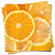Guardanapo de Papel Decorado Laranja 32x5x32,5cm com 20 Un - Ref 19000086 Cromus - Imagem 1