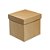 Caixa Cubo Lisa Kraft M 15x15 - Caixa de Presente- Ref 13004042 Cromus - Imagem 1