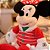 Minnie de Pelúcia com Vestido Listrado Vermelho e Branco 45cm - Original Disney - Ref 1595226 - Cromus Natal - Imagem 3