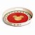 Bandeja Redonda Com Borda Alta e Pegadores Mickey 40x40x5cm - Original Disney - Ref 1594720 - Cromus - Imagem 1