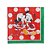 Guardanapo de Papel Decorado Mickey e Minnie Vermelho e Branco 32x5x32,5cm com 20 Un - Ref 1595379 Cromus - Imagem 1