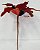Flor de Natal Poinsetia Vermelha com Glitter Ouro e Pétalas Marsala - Ref 1712358 - Cromus Natal - Imagem 3