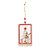 Enfeite Para Pendurar Rena com Pinheiro de Madeira Tam M - Coleção Wood Mood - Ref 1921620 - Cromus Natal - Imagem 1