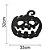 Painel Decorativo de E.V.A de Glitter Abóbora Preta - Decoração Halloween - Ref 205084 Piffer - Imagem 1
