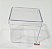 Caixa Acrílico Transparente 5x5cm Para Lembrancinhas Pacote com 10 Unidades - NC Toys - Imagem 1