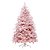 Árvore de Natal Nevada Andes 180cm Rosa e Branco 1700 Hastes - Ref 1025841 Cromus Natal - Imagem 1