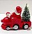 Enfeite Decorativo de Cerâmica Papai Noel no Trem com Pinheiro e Led - Coleção Luz de Natal - Ref 1204853 Cromus Natal - Imagem 4