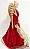 Anjo de Vestido Bordado Vermelho e Dourado 44cm - Ref 1313246 Cromus Natal - Imagem 2