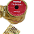 Fita Aramada Listras Ouro 63mm - Fitas Natalinas - Ref 1693984 Cromus Natal - Imagem 6
