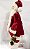 Boneco de Natal Papai Noel em Pé Com Botas de Pele Luxo 70cm - Bordo Bege - Ref 72755001 D&A - Imagem 4