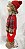 Boneco de Natal Menina em Pé 48cm - Xadrez Vermelho - Ref 72732001 D&A - Imagem 5
