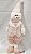 Boneco de Neve em Pé Natal Rosa - 46cm - Ref 72725001 D&A - Imagem 1