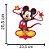 Kit Decorativo de E.V.A Enfeite Impresso Mickey com 6 Itens - Ref 302052 Piffer - Imagem 4