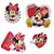 Quadrinhos Decorativos de E.V.A Festa Minnie Vermelha com 4 Unidades - Ref 301062 Piffer - Imagem 1