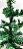 Árvore de Natal Pequena Verde com Base de Plástico 35cm - 25 Hastes - D&A - Imagem 3