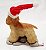 Enfeite de Resina Cachorro com Gorro de Natal 11,5x10,5x7x5cm - Ref 67271001 D&A - Imagem 5