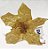 Flor de Natal Bico de Papagaio Dourado com Glitter 14cm - Ref 74684003 D&A - Imagem 1
