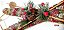 Enfeite Decorativo Ski com Berry Vermelho 47cm - Ref 64023001 D&A - Imagem 2