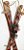Enfeite Decorativo Ski com Berry Vermelho 47cm - Ref 64023001 D&A - Imagem 3