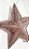 Enfeite de Natal Estrela Rose Para Pendurar 19cm - Ref 72496002 D&A - Imagem 2