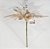 Flor de Natal Poinsetia Nude com Glitter - Flores Cabo Curto - Ref 1712309 Cromus Natal - Imagem 2