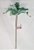 Flor de Natal Poinsetia de Veludo Verde Tiffany com Borda e Miolo de Glitter Verde - Flores Cabo Médio - Ref 1200354 Cromus Natal - Imagem 2