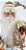 Boneco Papai Noel em Pé Segurando Presente e Lampião Dourado 60cm - Ref 72540001 D&A - Imagem 2