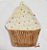 Prato de Cerâmica Formato Cupcake Romantic 19x16.5cm com 1 Unidade - Mesa Posta - Ref 1319280 Cromus - Imagem 1