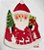 Prato de Ceramica Noel Com Árvore Sweet Sugar 26x22cm com 1 Unidade - Mesa Posta - Ref 1350407 Cromus - Imagem 1
