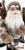 Boneco Papai Noel em Pé Roupa Bege Marrom Segurando Lanterna e Saco de Presente 60cm - Ref 73708001 D&A - Imagem 2